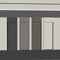 Sleek Modern Hinged Doors For Interior Design With Three Different Tones And Metal Handles
