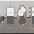 Modern mirror Full-length mirror 3d model