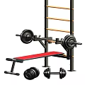 Multifunctional Gym Sports Equipment With Pull Up Bar Dip Bars Barbell And Bench Press