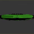 Detailed 3D Model of Sci Fi Weapon With Mechanical Components and Dark Finish