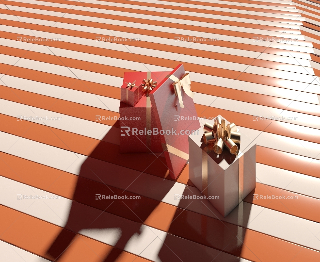 E-commerce scene 3d model