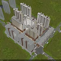 Modern Residential Buildings Aerial View With Lush Green Surroundings And Trees