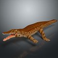 Modern Crocodile Alligator Nile Crocodile carnivore 3d model