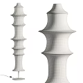 Modern Floor Lamps With Layered Fabric Shades And Soothing Illumination