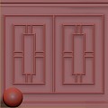 Vintage other decorative plaster molding concrete wall 3d model