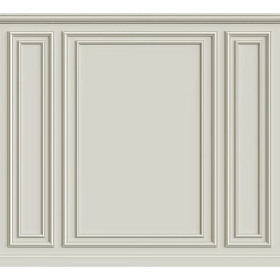 Simple Modern Wainscoting Panel Design For Interior Wall Decoration 3d model