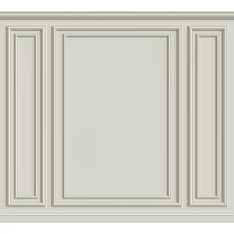 French Wall Panel Gypsum Line Wall Panel 3d model