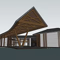 New Chinese Exhibition Hall Architecture Art Museum Architecture Museum Architecture Sales Department Architecture 3d model