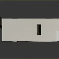 White Industrial Cooling Equipment With Large Fan Grille And Metal Support Stand