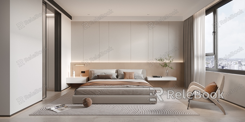 Modern Home Bedroom model