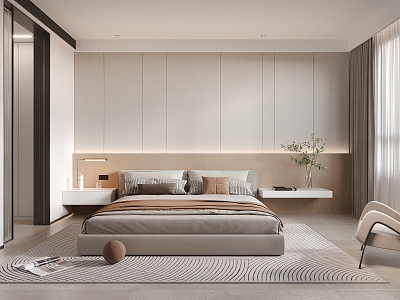 Modern Home Bedroom model