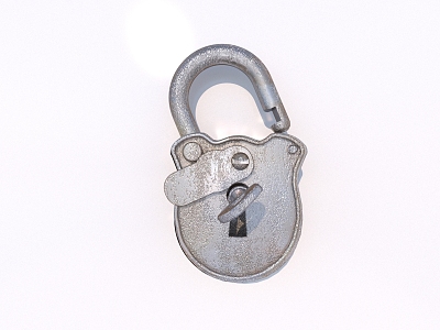 Decorative lock 3d model