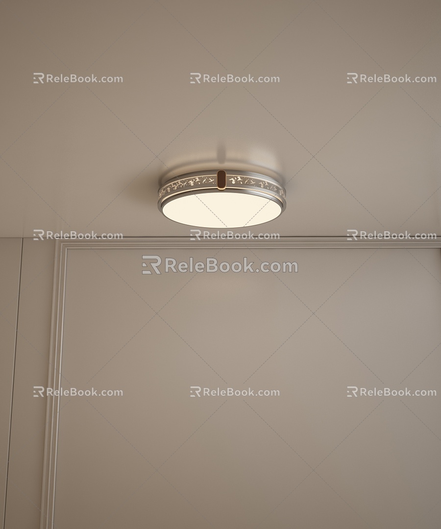 Simple ceiling lamp 3d model