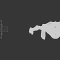 Two Eerie Skeleton Creatures With Purple Glowing Eyes And Wooden Texture