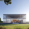 Exhibition Center Activity Center 3d model