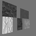 Modern Interior Background Wall Designs With Stacked Stone Wooden Plank And Ruffled Textures