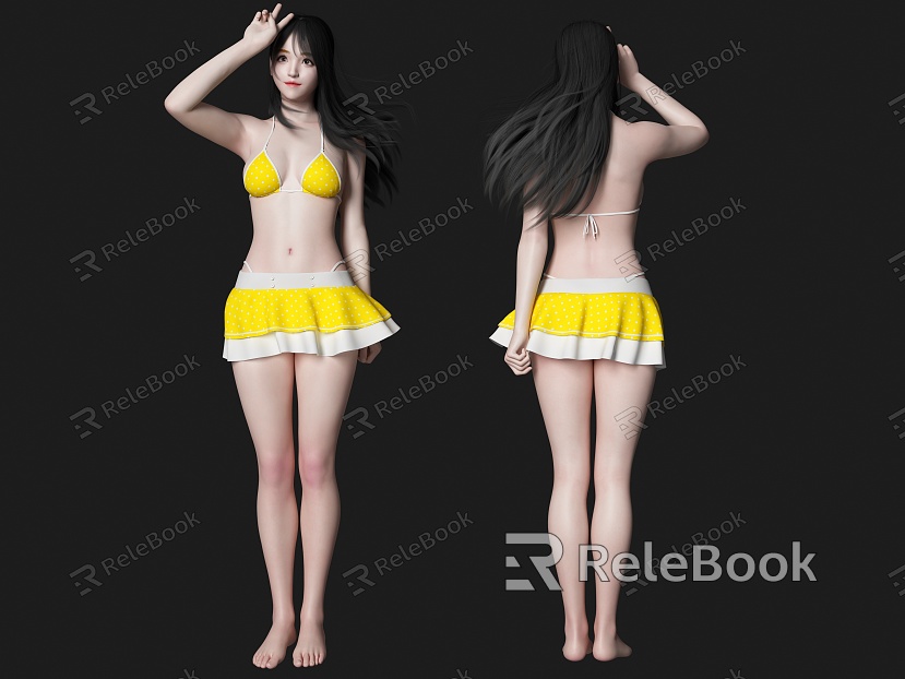 beautiful woman figure swimsuit figure beach woman model