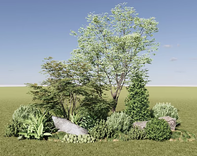 Modern Shrub Shrub 3d model Modern Shrub Shrub 3d model