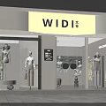 Stylish Modern Clothing Store Interior Design With Clothing Racks Mannequins And Decorative Sofa