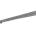 Garden Ornament Miniature Railway Track With Metal Switch And Extended Metal Rails