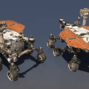 Space Vehicle 3D Model 3d model