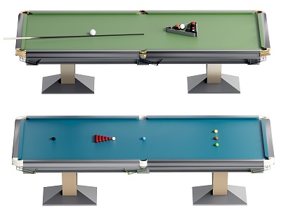 Pool table pool combination 3d model