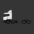 Modern Truck Big Truck Large Transporter 3d model