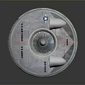 Circular Sensor Component Design AX1203 With 3.0V Label And White Covers