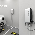 Xiaomi charging parking space underground garage Xiaomi electric speed 7 Su 7 household charging pile EV new energy electric vehicle ceiling pipeline 3d model