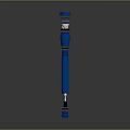 High Performance Blue Automotive Shock Absorber With Metal Body And Connecting Ends