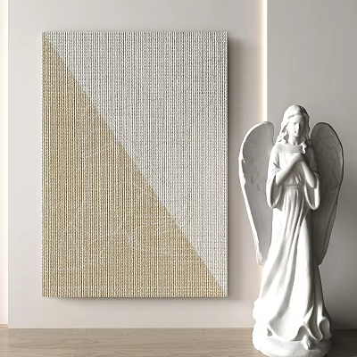 modern square carpet carpet 3d model