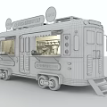 Commercial Outdoor Mobile Food Cart With Logo City Mobile Coffee Service And Fresh Food