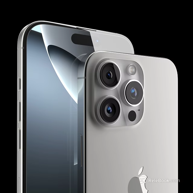 Sleek Modern Smartphone With Multiple Camera Lenses And Glass Back Design 3d model 