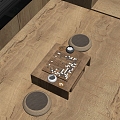 Modern Go Go Board 3d model