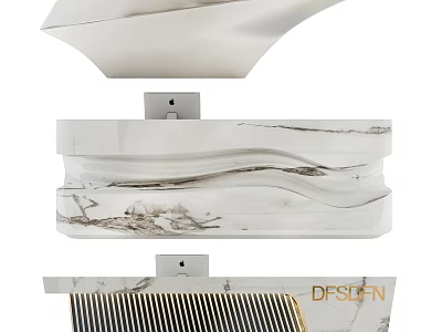 DFSEN Inflatable Model With Marble Pattern Design For Advertising Decoration Use 3d model
