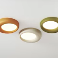 Modern Ceiling Lights With Various Colors And Circular Shapes 3d model