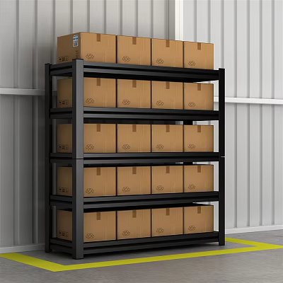 Modern Shelf Storage Rack 3d model