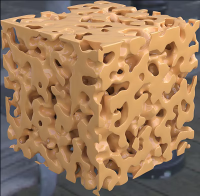 Appetizing Yellow Holey Cube Cheese with Abundant Holes and Soft Texture 3d model