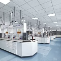 Modern Laboratory 3d model