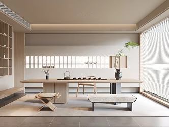 Modern Tea Room 3d model