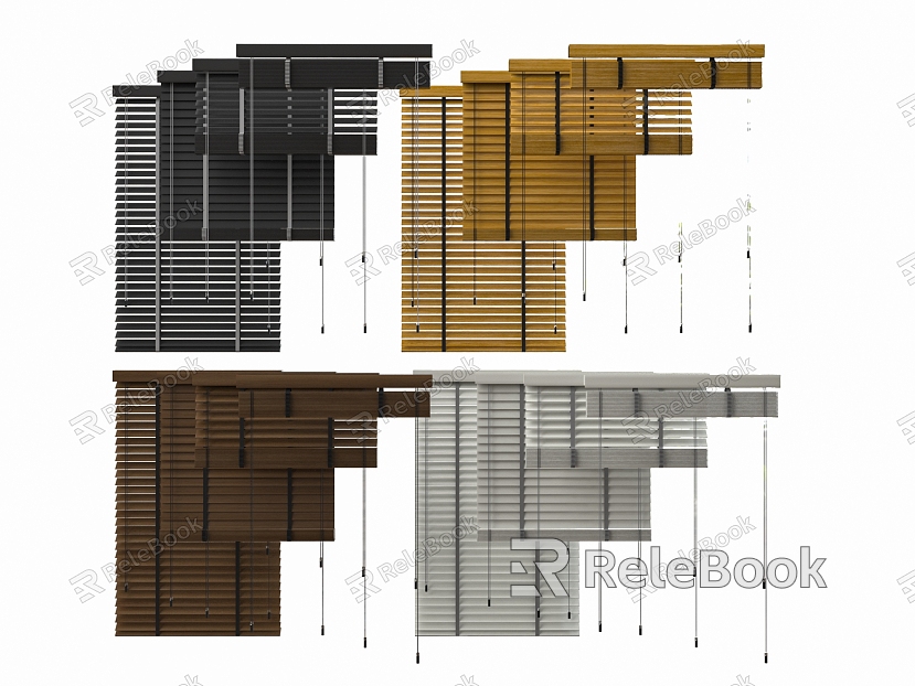 Modern venetian blinds Wooden venetian blinds venetian blinds model