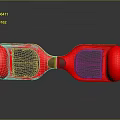 Red Hoverboard Daily Use Product With Modern Sleek Foot Pedals