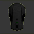 Ergonomic Wireless Computer Mouse With Green LED Indicator And Comfortable Grip