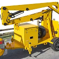 Traction boom expansion vehicle towing rocker arm mechanical boom site equipment multi-function excavator 3d model