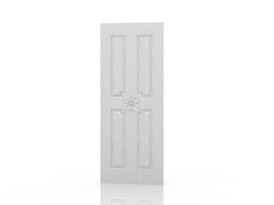 American door interior door 3d model