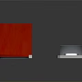 Red And Gray ATM Banking Equipment Standing And Wall Mounted Designs With Digital Screen