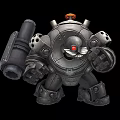 Game virtual human character 3d model