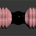 Modern Hammer Like Weapon With Black Body And Pink Grips Design