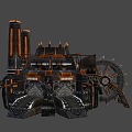 weapons sci-fi building 3d model