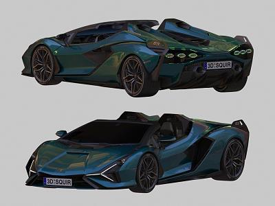 Car sports car 3d model